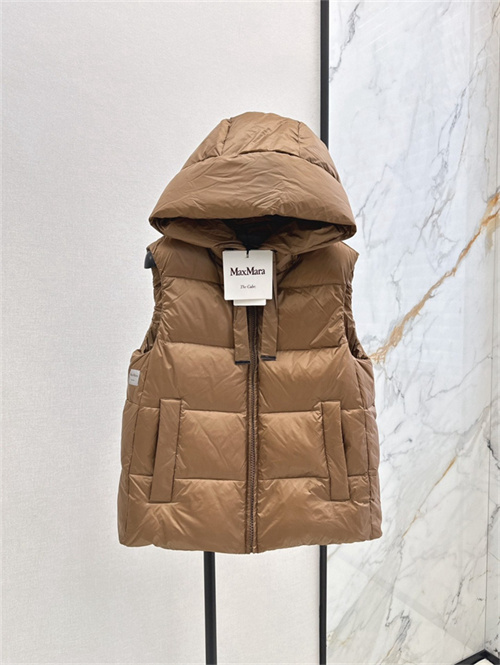 막스마라 후드 패딩 조끼 (충전재-거위털) M55204 2025/신상