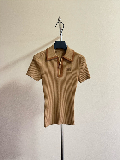 미우미우 반팔 폴로 니트 M83208 2025/신상