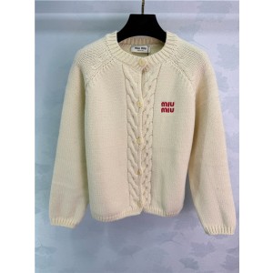 미우미우 긴팔 가디건 M12459 2025/신상