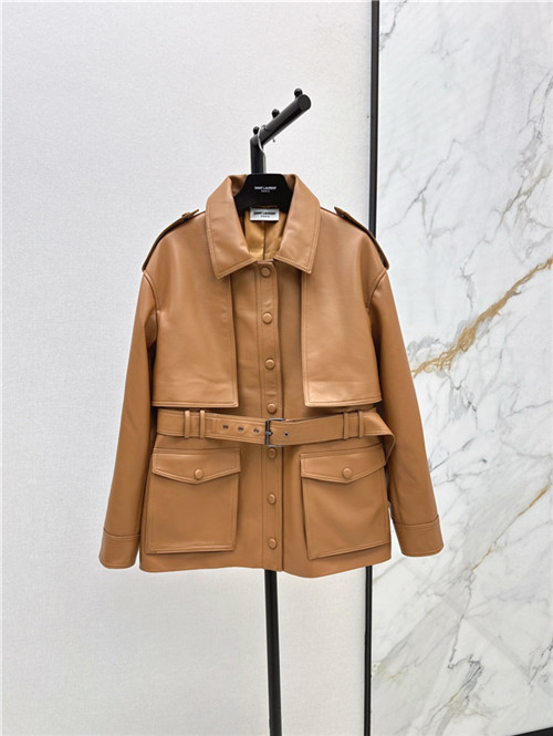 생로랑 양가죽 자켓 Y91060 2025/신상