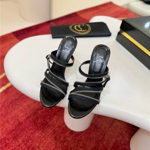 크리스찬루부탱 여성용 슬리퍼 (굽높이10CM) C39822-1 2025/신상