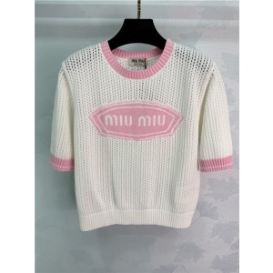 미우미우 반팔 니트 M92103 2026/신상