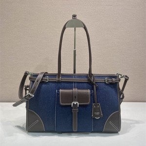 프라다 데님 핸드백 라지 1BA433 2026/신상
