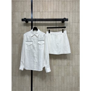 브루넬로 쿠치넬리 긴팔 셔츠 스커트 세트 B14307 2026/신상