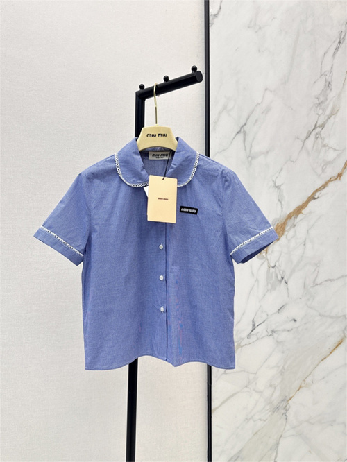 미우미우 반팔 셔츠 M62490 2026/신상