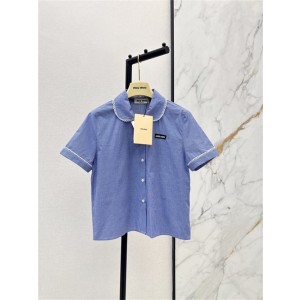 미우미우 반팔 셔츠 M62490 2026/신상