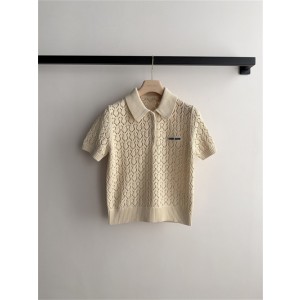 미우미우 반팔 폴로 니트 M42804 2026/신상