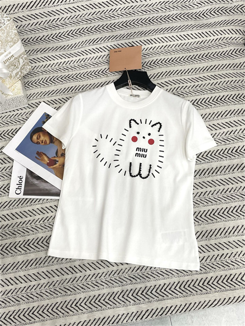 미우미우 반팔 티셔츠 M91501 2026/신상