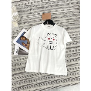 미우미우 반팔 티셔츠 M91501 2026/신상