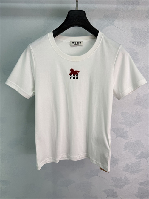 미우미우 반팔 티셔츠 M91503 2026/신상