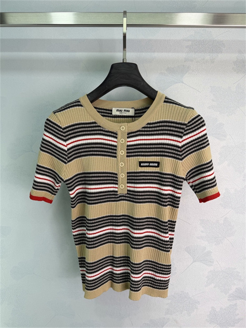 미우미우 반팔 폴로 니트 M91856 2026/신상