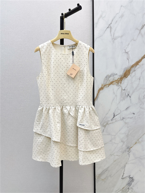 미우미우 민소매 원피스 M72904 2026/신상