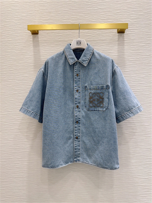 로에베 데님 반팔 셔츠 L92707 2026/신상