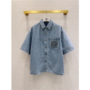 로에베 데님 반팔 셔츠 L92707 2026/신상