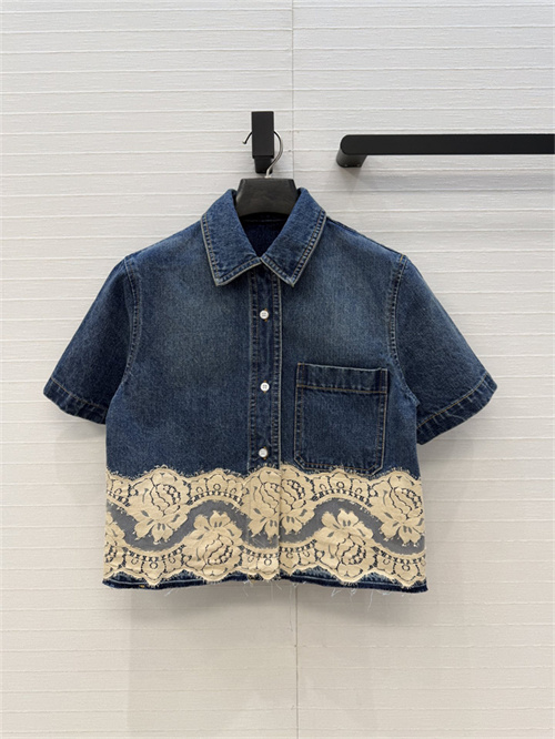 돌체엔가바나 데님 반팔 셔츠 D93052 2026/신상