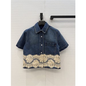 돌체엔가바나 데님 반팔 셔츠 D93052 2026/신상