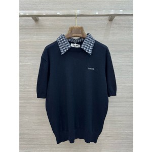 미우미우 반팔 폴로 니트 M22494 2026/신상